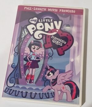My Little Pony Equestria Girls Purple and Pink DVD